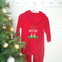 Personalised Elf Kids Christmas Onesie, thumbnail 2 of 2