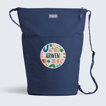 Personalised Abstract Design Kids Swim Bag, 4 of 10