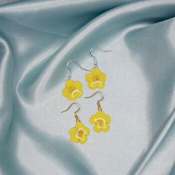 Buttercup Sterling Silver Or Gold Plated Earrings, 8 of 8