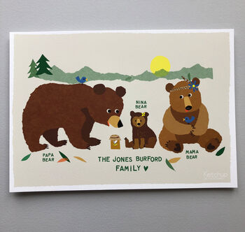 Family Bear Print, 4 of 12