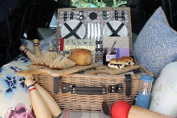 The Woodland Walk Fully Fitted Picnic Hamper, 2 of 5