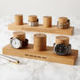 Personalised Solid Oak Watch Stand For Four Watches, thumbnail 5 of 12