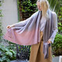 Ombre Colour Shade Gradient Woven Scarf, thumbnail 7 of 12