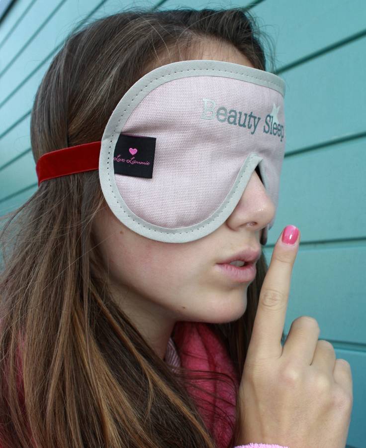 Personalised Sleep Mask 'beauty Sleep' By Love Lammie & Co