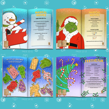 Personalised 'Beat The Book' Christmas Quiz Book, 5 of 8
