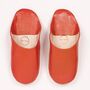 Women's Basic Moroccan Leather Slippers, thumbnail 6 of 12