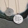 Travel Rune Personalised Solid Silver Necklace, thumbnail 4 of 10