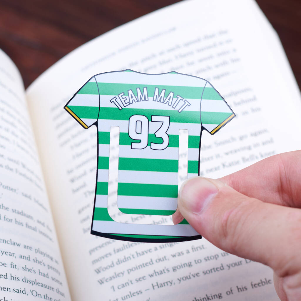 Personalised Football Team Mini Bookmark, 1 of 11