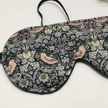 Cotton Eye Mask In Liberty Of London Print Kids/Adult, 2 of 3
