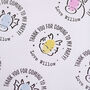 Mythical Unicorn Personalised Party Bag Stickers, thumbnail 5 of 7