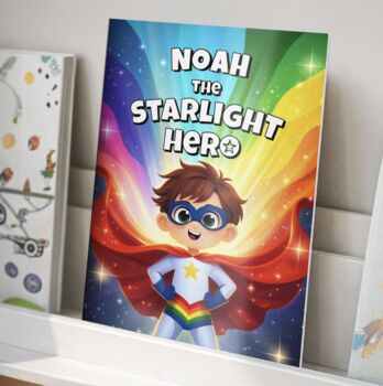 Personalised Starlight Hero Story Book, 2 of 6