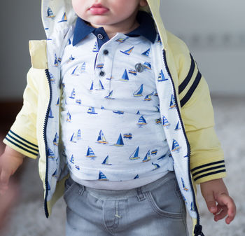 Sail Printed Baby Boy T Shirt, 2 of 6
