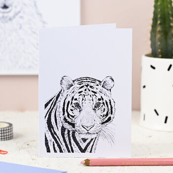 Personalised Tiger Birthday Card, 2 of 8