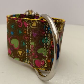 Martingale Collar In Love Hearts Design, Avilable Lead, 2 of 9