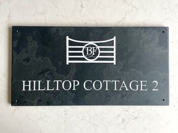 Engraved Slate Wall House Signs, 3 of 8