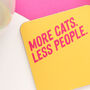 More Cats Less People Coaster, thumbnail 3 of 4