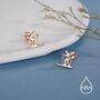 Sterling Silver Skiing Earrings, thumbnail 2 of 11