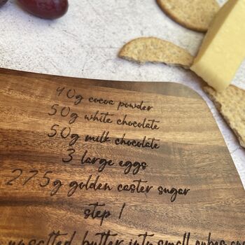 Personalised Resin And Wood Cheese Board, 5 of 7
