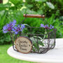 Personalised Wire Gardening Trug Basket, thumbnail 1 of 3