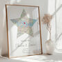 The Place We Got Engaged Personalised Map Print Engagement Gift, thumbnail 6 of 10