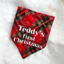 Personalised Christmas Puppy Bandana, thumbnail 2 of 5