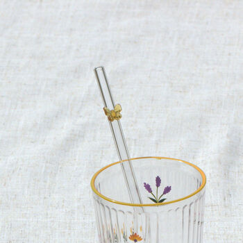Glass Butterfly Drinking Straw – Reusable Straw, 3 of 7