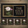 Personalised Bar Runner And Coasters Rose And Thistle, thumbnail 1 of 8