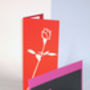 Long Stem Rose Personalised Pop Up Valentine's Card, thumbnail 4 of 5