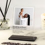 Personalised Godmother Photo Acrylic Plaque Gift, thumbnail 1 of 3