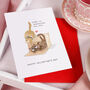 Cute Cat 'Home Is Where You Are' Valentine Card, thumbnail 2 of 5