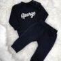 Baby And Kids Personalised Sweatshirt Jogger Set, thumbnail 1 of 7