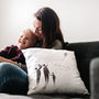 Personalised 'Enjoy The Little Things' Family Cushion, thumbnail 2 of 7