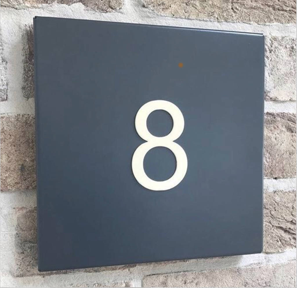 Steel House Number Plate, 1 of 12