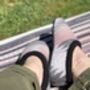 Kay Grey Pink Women's Slippers Indoor/Garden Shoes, thumbnail 7 of 7