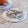 Personalised Drinks Coaster UK Map, thumbnail 1 of 4