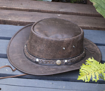 Soft Foldable Leather Hat Unisex, 10 of 12