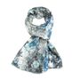 Winter Abstract Flowers Print Scarf, thumbnail 2 of 10