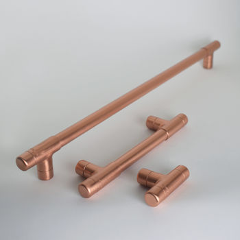 Copper Pull T Bar Door Handle Cabinet Hardware, 4 of 8