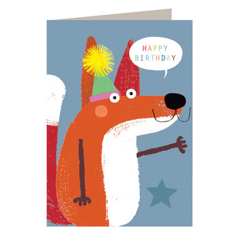 Happy Birthday Fox Card, 2 of 5