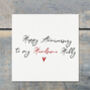Happy Anniversary Handsome Hubby Card, thumbnail 1 of 3