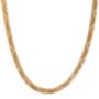 Wave Snake Chain Necklace Gold, thumbnail 2 of 2