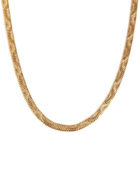 Wave Snake Chain Necklace Gold, 2 of 2