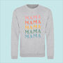 Mother And Child Rainbow Sweatshirt Set, thumbnail 3 of 3