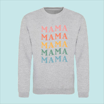 Mother And Child Rainbow Sweatshirt Set, 3 of 3