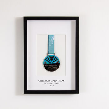 Personalised Marathon Medal Display Frame, 6 of 8
