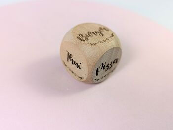 Personalized Take Away Dinner Dice Valentine Decision Couple, 5 of 9