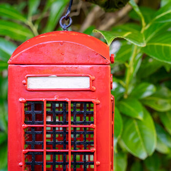 British Telephone Box Bird Feeder, 2 of 4