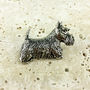 West Highland Terrier 'Scottie' Dog Tie Pin, thumbnail 1 of 2