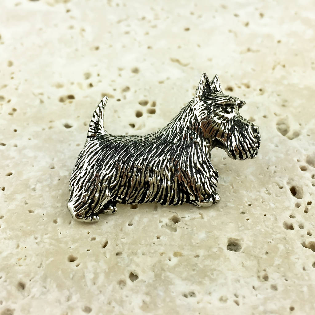 West Highland Terrier 'Scottie' Dog Tie Pin By Wild Life Designs