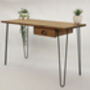 Martha Desk Vintage Desk With Hairpin Legs, thumbnail 4 of 10